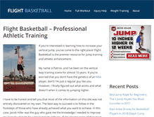 Tablet Screenshot of flightbasketball.com